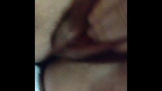 Wetting a little while I masturbate and cum