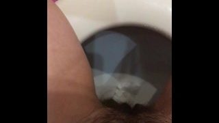 Wiping My Wet Pussy After Peeing And Lightly Masturbate