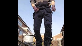 2 Pisses Both Cut Off Filming Due To Splashes Of Piss Half Way Through Indoor And Outdoor