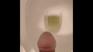 Asian Boy Peeing In The Bathroom