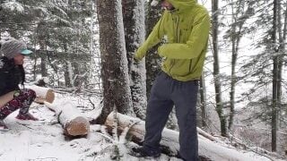 Attempting To Piss On A Tree Together.