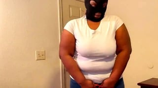 BBW Can’t Hold Her Piss So She Wets Her Jeans And Gets Pissed On