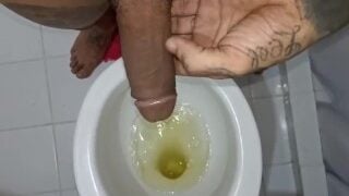 Cock Urinating / Golden Shower / Pee Toilet