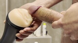Cum In Masturbator Ad Asmr Pissing On It