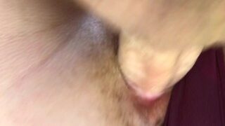 Eating & Fucking A Meaty Hole Of A Stepmom After Pissing. Close-Up