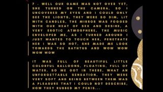 Exciting Golden Shower On Balloons