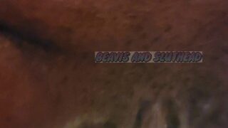 Extreme Close Up Ebony Pissing