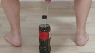 Extreme Rough Insertion With Bottle In His Asshole. Piss Drinking, Anal Stretching