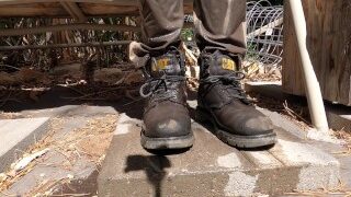 Flooding My Work Boots With Piss A Second Time