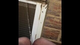 Girl Caught Peeing In Public