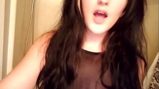 Goth Girl Drinking Pee