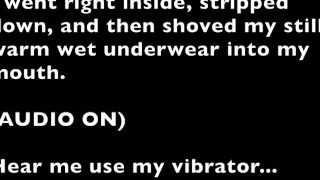 I Pee Through My Clothes And Then Stuff My Wet Panties In My Mouth And Make Myself Cum!