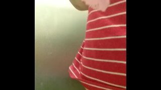 I Piss My Panties in a Public Bathroom and Leave wet Panties Behind