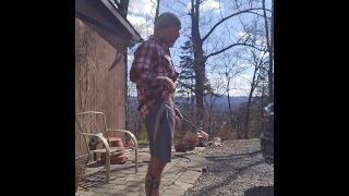 Just A Quick Outdoor Piss