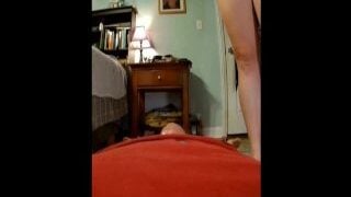 Kinky POV she pees on me after a nice handjob