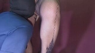 Licking and cleaning Mistress’s pissing pussy