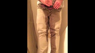 Male Self Piss Shower & Masturbation