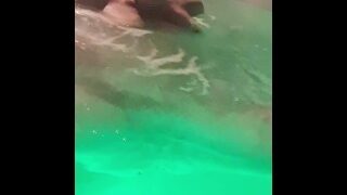 Mom Squirts Whilst Being Played With In Hot Tub