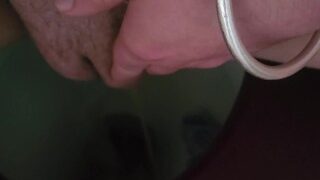 Morning Piss In A Toilet