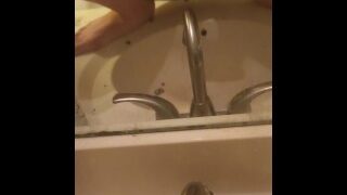 Naughty petite Mommy is back to her secret piss games!