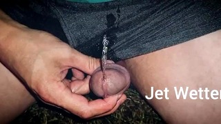 Pee Watering The Grass Through My Boxers