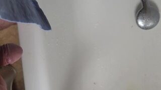 Peeing in the bathtub