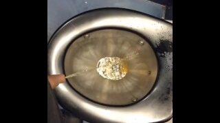 Peeing On A Train Toilet
