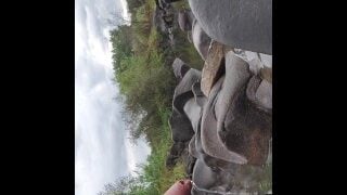 Piss in the river in sacred hot springs