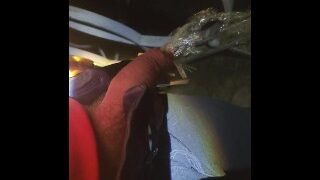 Pissing in the night afyer nightclub