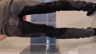 Pissing My Jeans In The Shower