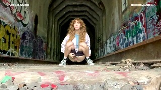 Pissing Outside Compilation – Petite Babe Margo Likes To Pee In Nature
