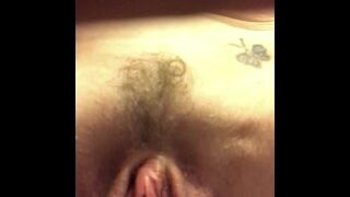 Playing With My Glass Dildo While Peeing On Toilet