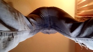 POV Blonde Desperate To Pee On You In Wide Leg Jeans Asmr