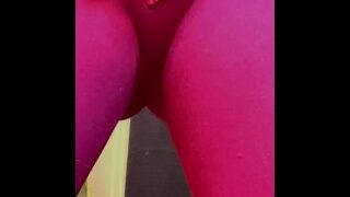 POV Girl Peeing In Legging