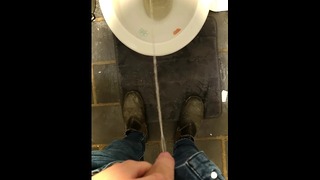 POV: Longest Piss Of My Life! – Desperate Long Piss After Watching Oppenheimer In Cinema