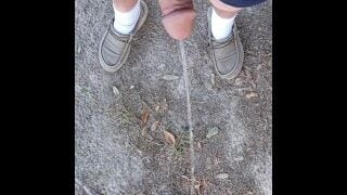 Risky Backyard Pissing Thought It Would Never End Compilation 1 Video Loop