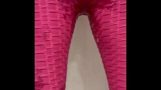 Standing Backwards Pee In My Tights In Shower