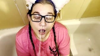 Side Slut Loves Piss Pee!!!