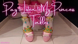Pay to Listen to My Princess Tinkles TOILET FETISH FANTASY PEE PISS with Rebelle Hart