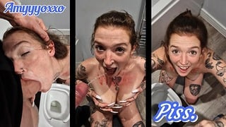 Cute British Whore LOVES Being PISSED On – Toilet Slave ft. Amyyy-oxxo