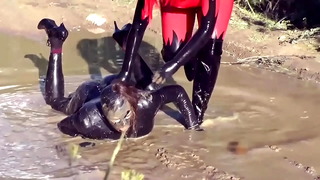 Very Evil Mistress Loves Heavy! Pee, JOI, Wet and Messy, Belly Button Fetish, Latex, FemDom! Arya Grander