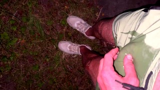 Self piss outdoor