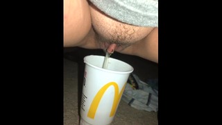 self indulgent piss cup (pierced ftm)