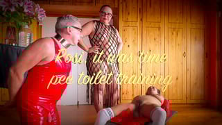 Dominatrix Mistress April – Rosies pee toilet training