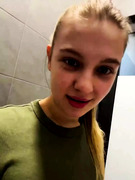 Anal squirt so hot in the mall and fingering pink pussy