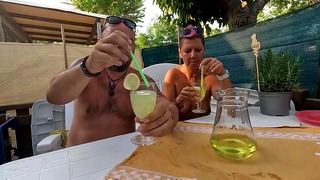 We’re drinking cocktails made of fresh pee and frozen cum cubes