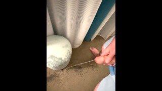 Pissing/cumming on hotel carpet in Paris