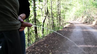 She helps me to piss