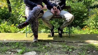 Getting Fucked in Public While Wearing Leggings