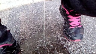 Public Sidewalk Pissing Kink